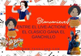 Blancanieves, el amigurumi de ganchillo que tienes que hacer.