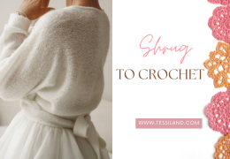 Elegant crochet shrugs, step by step explanations.