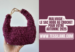 Malvasia : le sac à main fait main au crochet parfait pour l’automne 2025 (modèle hobo avec mousquetons)