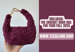 Malvasia: the handmade crochet bag perfect for autumn 2025 (hobo model with clasps)