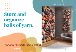 How to store and organize yarn balls.