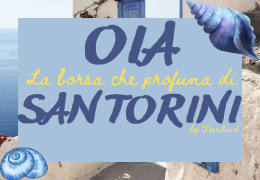 Oia, la borsa a uncinetto che profuma di Santorini.