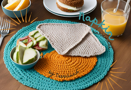 Napkin handmade,  the must-have for autumn.