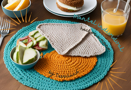 Manteles individuales hechos a mano, el imprescindible para el otoño.