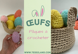 Oeufs au crochet: Un projet de Pâques coloré et créatif.