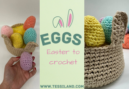 Crochet eggs: A colorful and creative Easter project.