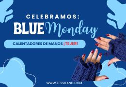 Blue Monday 2026: calentadores de manos sin dedos a ganchillo (tutorial fácil con EDITH)