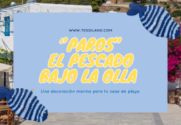 Paros, el pez salvamanteles, una decoración marina para tu casa en la playa y mucho más.
