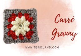 Comment réaliser un carré granny au crochet! Modèle pour débutants.