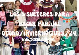 Los 5 suéteres para hacer para el otoño/invierno.