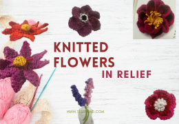 Raised Knit Flowers: The Trend to Apply to Accessories and Clothing.