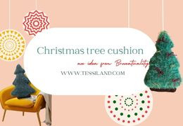 Crochet CHRISTMAS TREE Cushion: the easy and super quick project